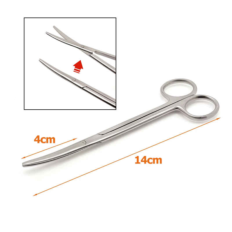 Medical Scissors - Gunting Metzenbaum TC 14CM Ujung Sempit