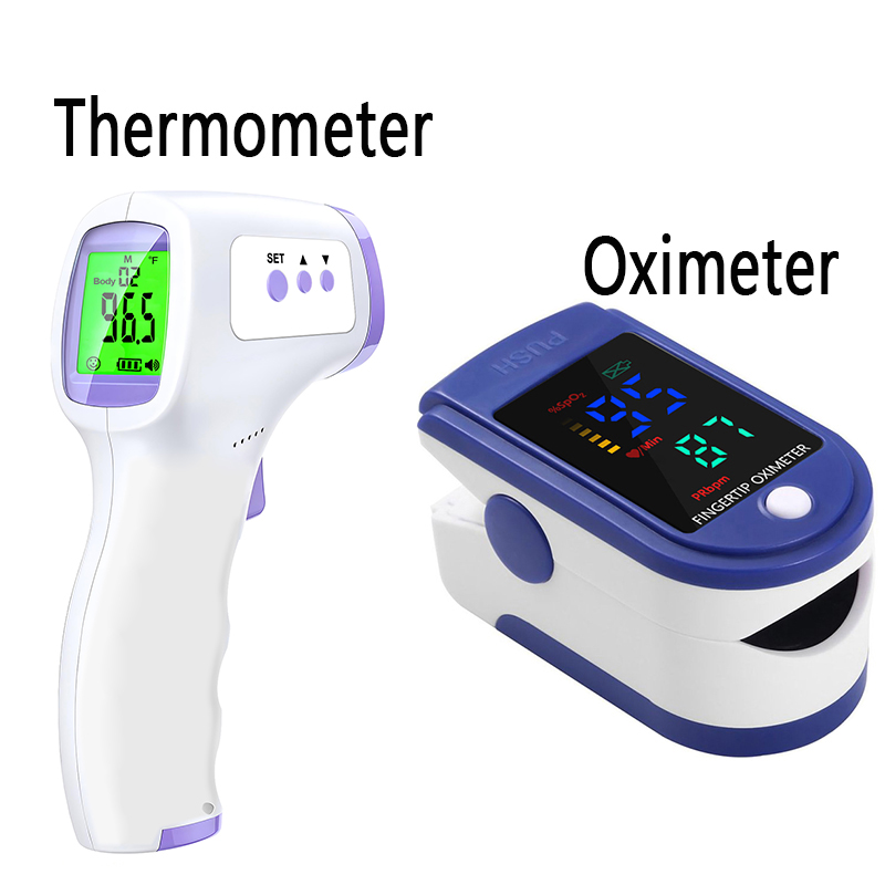 Pulse Oximeter - Termometer Dahi Inframerah Rumah Tangga Baru,