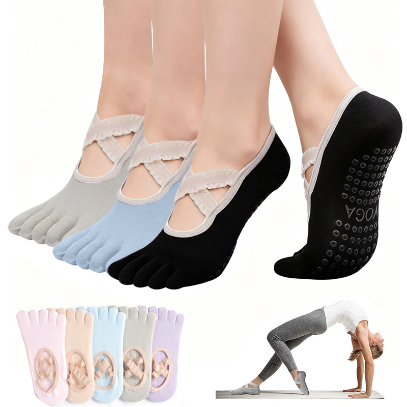 Medical Tape - Kaus Kaki Pilates Anti Selip Wanita
