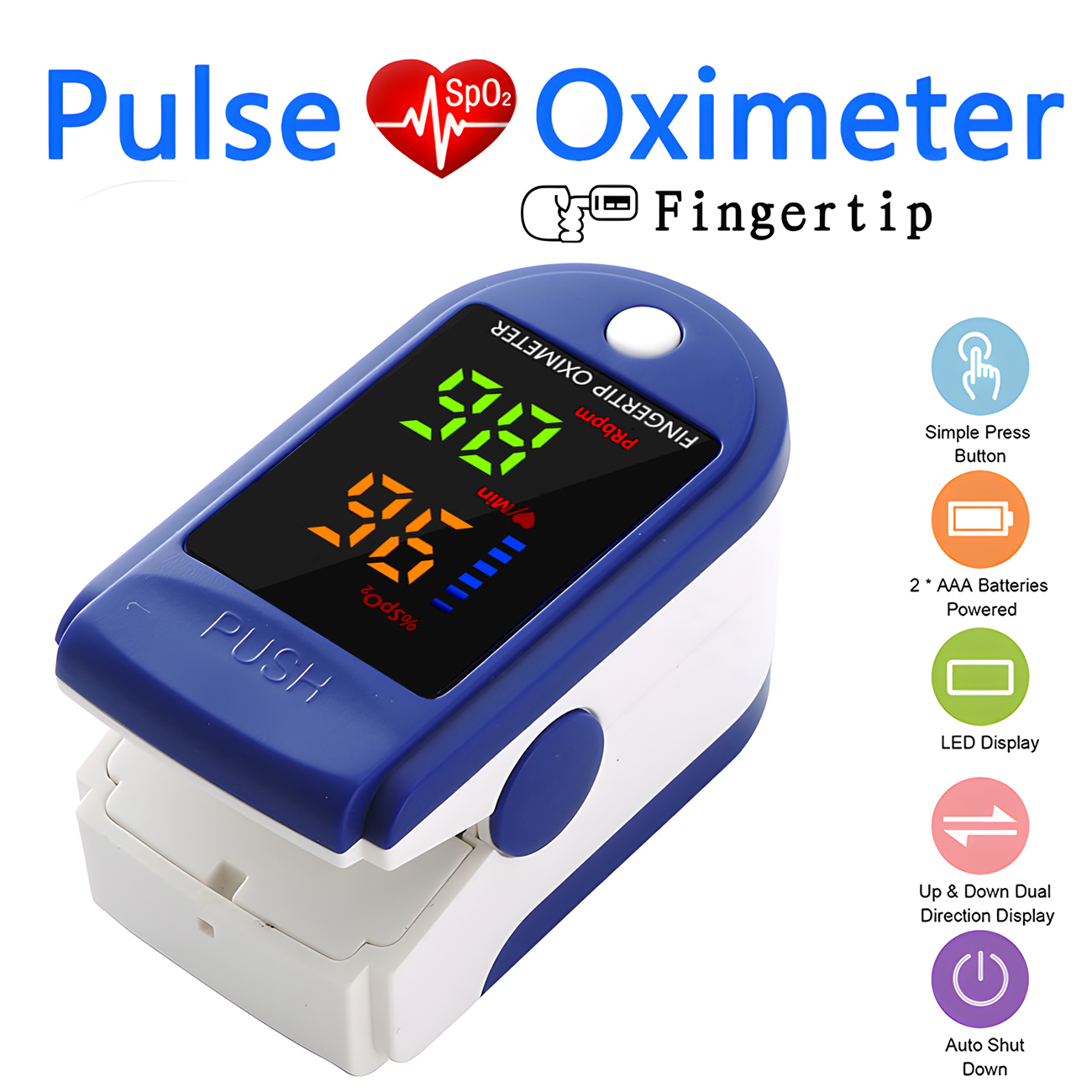 Termometer Dahi Inframerah Rum - Pulse Oximeter ulasan dan harga