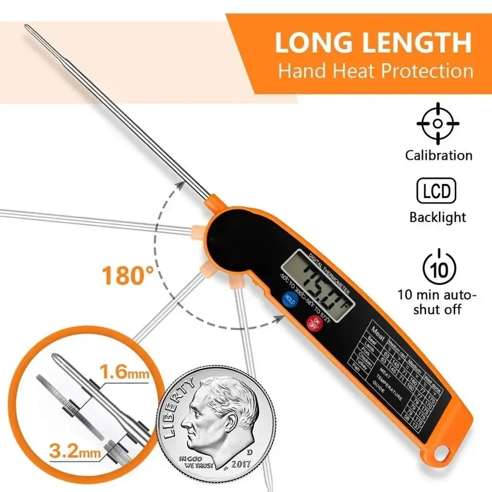 1 buah Termometer Makanan Digi - Thermometer Digital ulasan dan harga