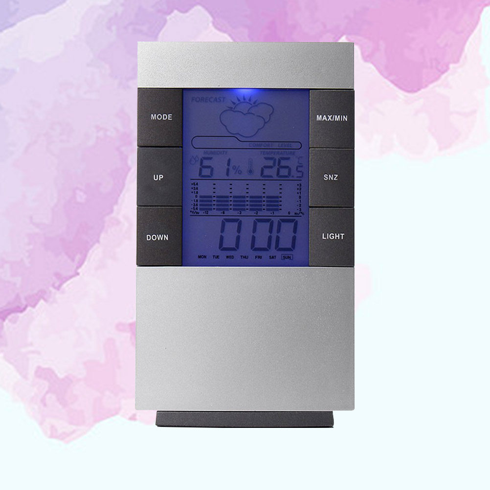 1 buah Jam Alarm Digital LCD d - Thermometer Digital ulasan dan harga
