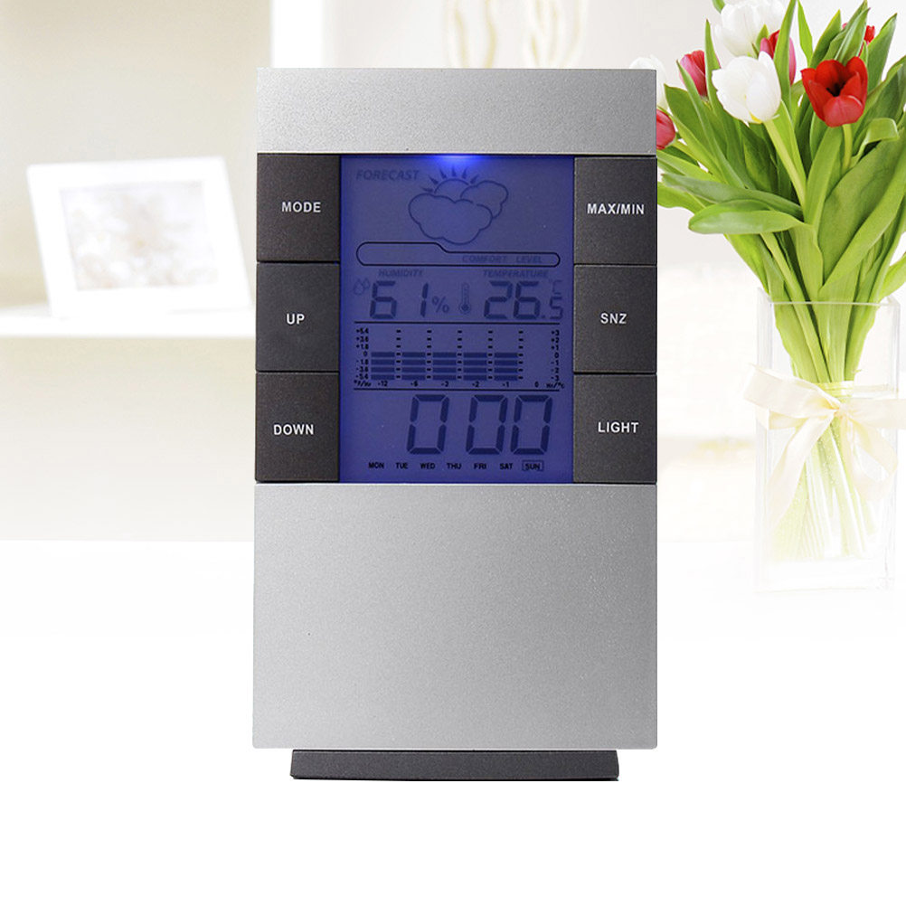1 buah Jam Alarm Digital LCD d - Thermometer Digital ulasan dan harga