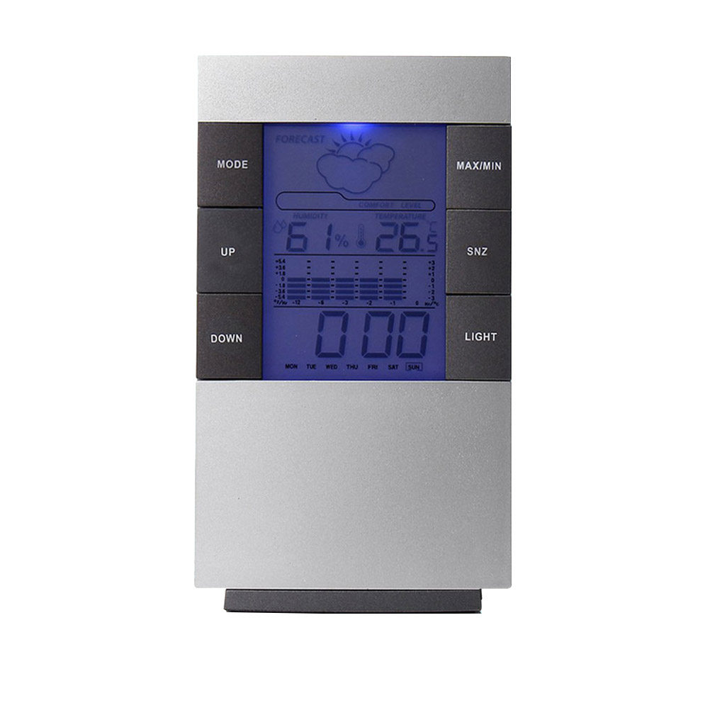 1 buah Jam Alarm Digital LCD d - Thermometer Digital ulasan dan harga