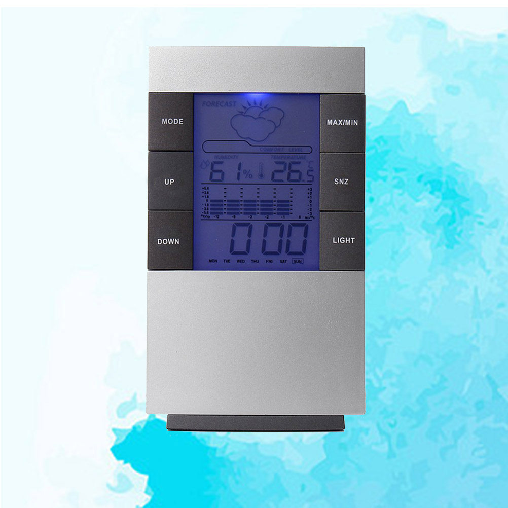 1 buah Jam Alarm Digital LCD d - Thermometer Digital ulasan dan harga